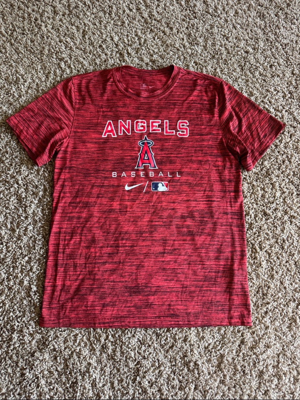Nike Red Angels Baseball Graphic Tee